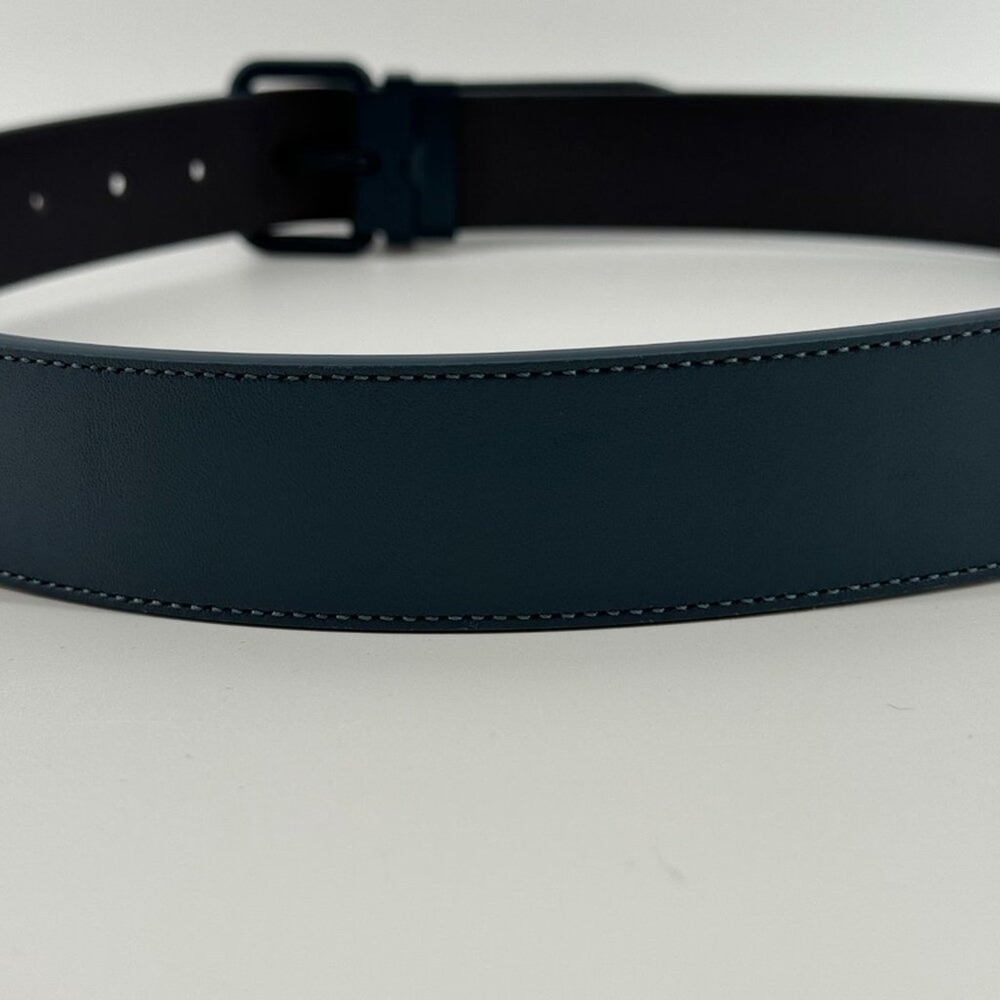 Coach Blue Mens Harness Buckle Cut To Size Reversible Belt, 40 Mm - Picture 5 of 11